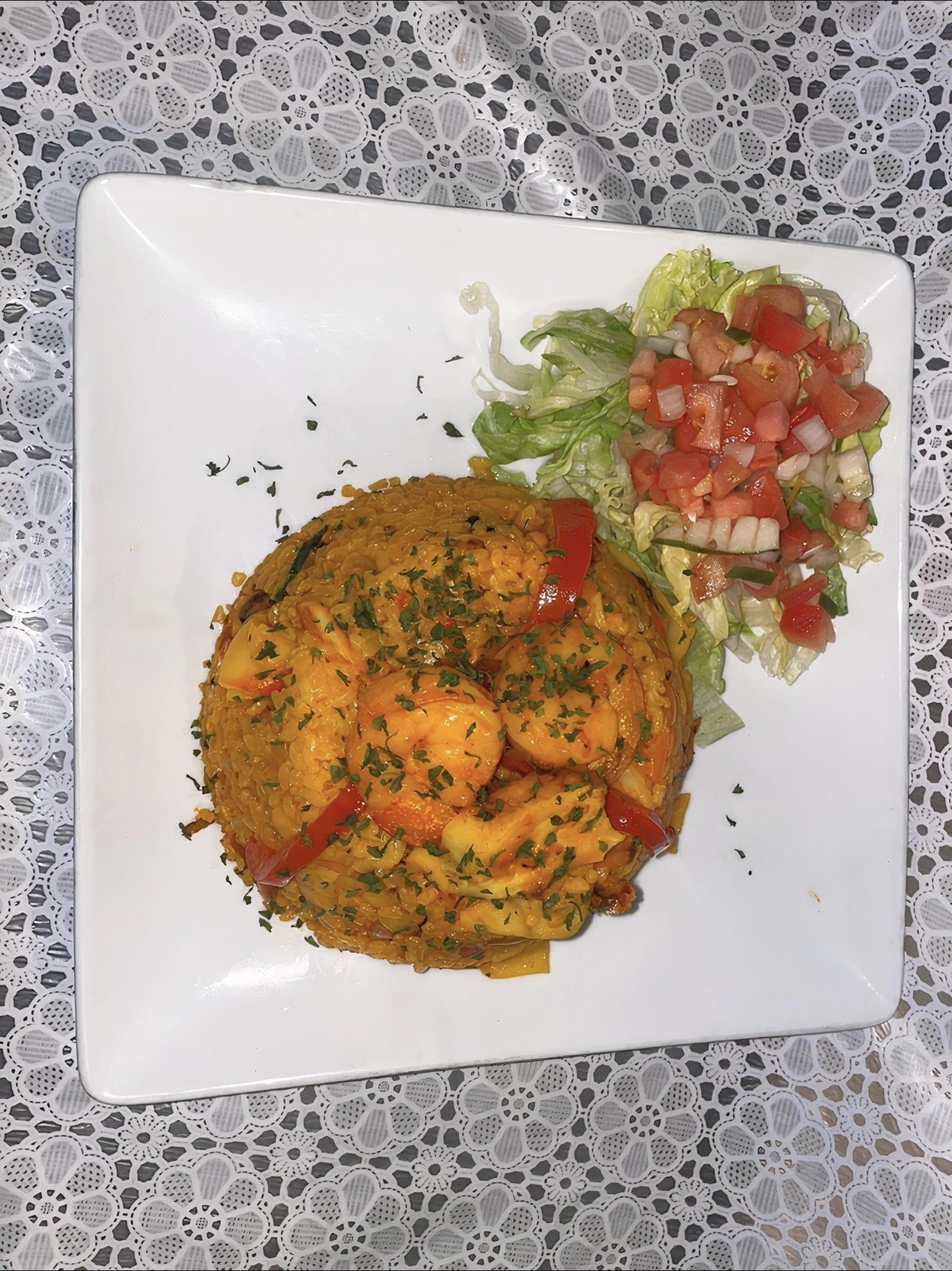 Camarones al ajillo
